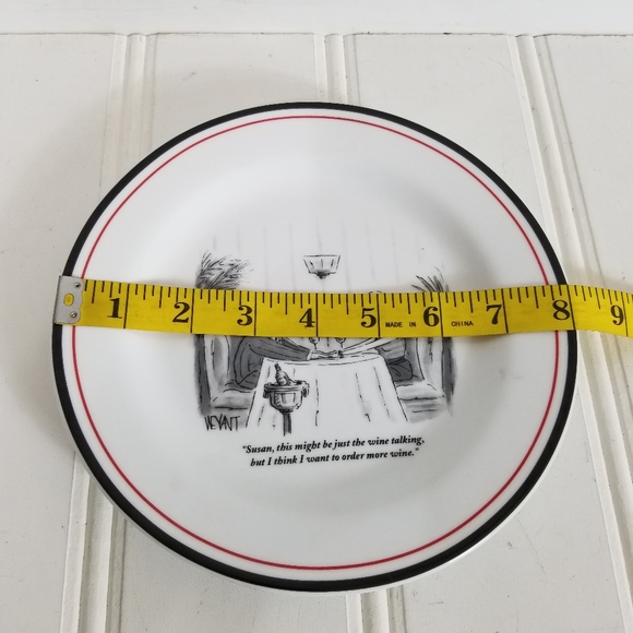 Restoration Hardware Plate New Yorker The Cartoon Bank Christopher Weyant 2003 - Picture 9 of 12